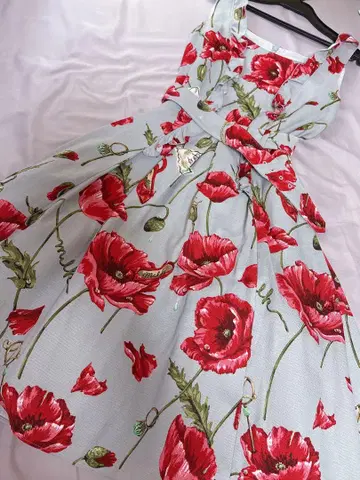 MILK 포이즌 포피 dress 모스그린 원피스