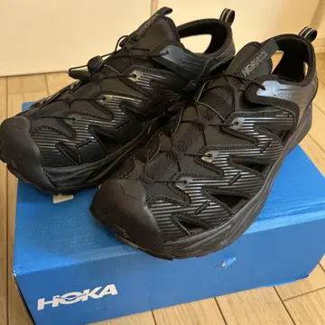 HOKA hopara 27.5cm 스포츠 샌들 블랙