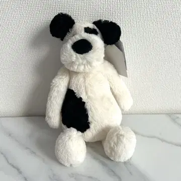 jellycat Black & Cream Puppy 제리캣 S