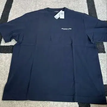 Abercrombie & Fitch 프리미엄 폴리쉬 T셔츠 M 네이비