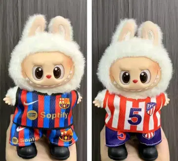 [ 2벌 세트 ] LABUBU 라부부 인형옷  옷 갈아입기 의류