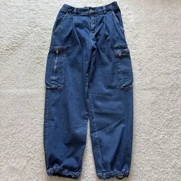 ZUCCA 24ss PO 하이퍼 스트레치 데님 팬츠 카고