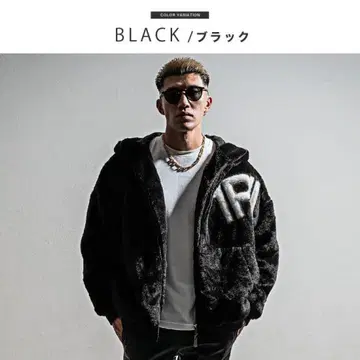 [미사용품] 1PIU1UGUALE3 RELAX 우노피유 인조 모피 로고