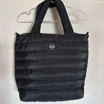 블랙 퀼팅 토트백