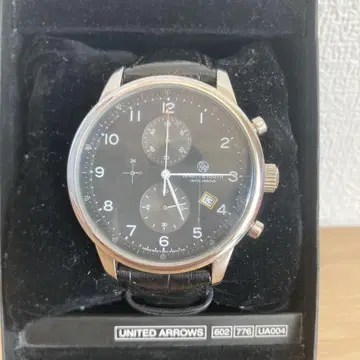 UNITED ARROWS 크로노그래프 UA004 블랙
