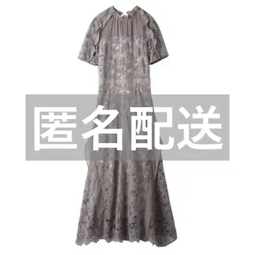 [익명 배송] snidel 쉬폰 프릴 레이스 드레스 원피스 size:0