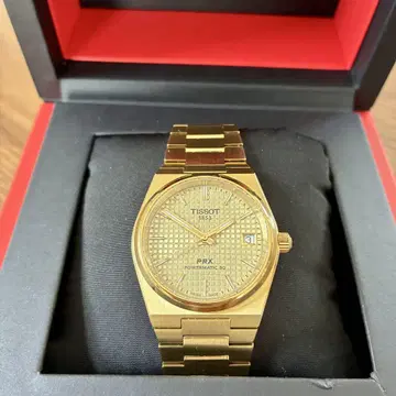 [ 새상품급 ] 티쏘 prx 35mm 골드
