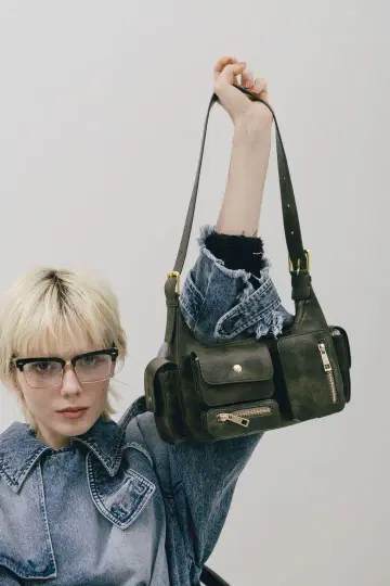 THETOE Brick multi pocket bag 백 brown