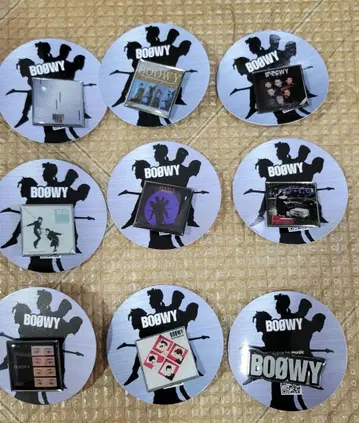 BOOWY 핀즈 7종 세트