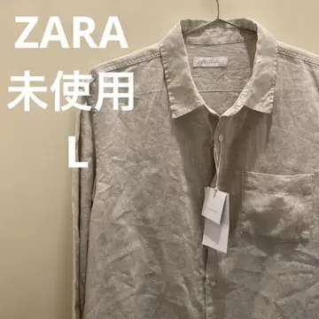 [택 포함 새상품] ZARA 린넨 셔츠 L