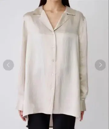 ENOF ace long shirt 에크루 M 사이즈