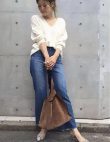 MAIYET 마이에트 파우치 스웨이드 가죽 백