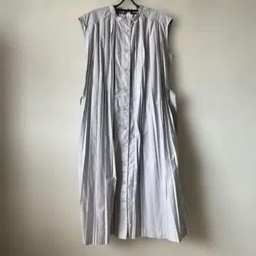 유니클로U 플리츠 셔츠 원피스 S UNIQLOU