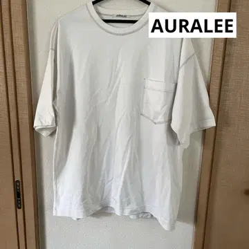 AURALEE 티셔츠 사이즈 3 100% 코튼