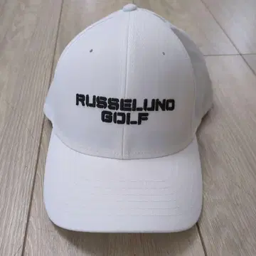 RUSSELLUNO 러셀노 골프 캡 화이트