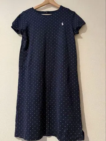 새상품급 Ralph Lauren 랄프 로렌 네이비 도트 무늬 룸웨어 M