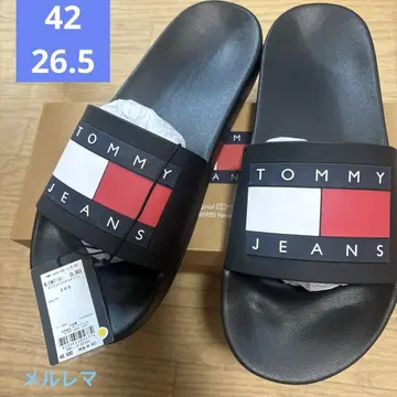 타미힐피거 청바지 샌들 42 풀 슬라이드 26.5 멜레마