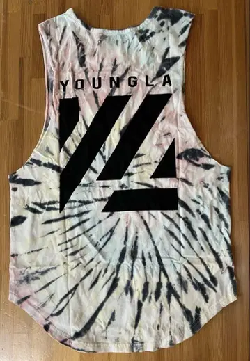 YOUNGLA 타이다이 패턴 탱크탑 L