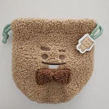 BT21 SHOOKY Fluffy Big Hugs 시리즈 복조리 파우치