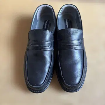 킹 블랙 가죽 로퍼 27cm 이름 입력 가능 남자 스쿨용