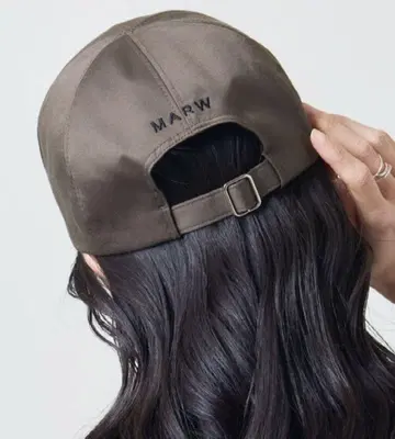 택 포함 미사용 새상품 MARW 마르 로고 캡 UV 컷