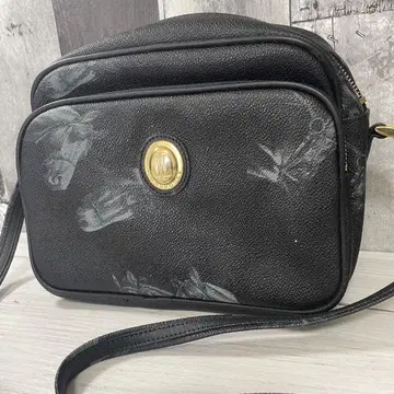 LOUVROUSE 루브루제 숄더백 가죽 블랙 호스 말