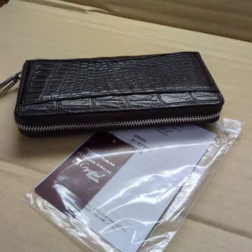 크로커다일 라운드 장지갑 미품