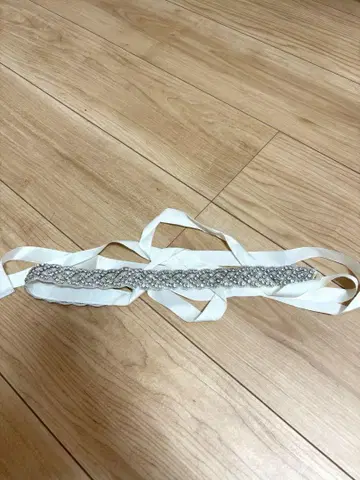 [ 새상품급 ] 리본 웨딩 드레스 비쥬 리본 고급 리본