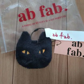 ab fab. 검은 고양이 키링