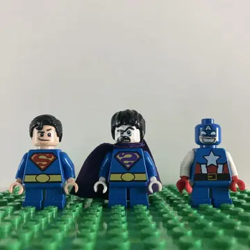 LEGO 슈퍼히어로 슈퍼맨 캡틴 아메리카 미니피겨