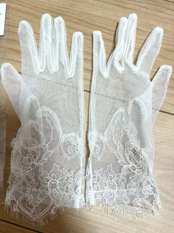 [새상품급] 웨딩 글로브 장갑 레이스 촬영 결혼식
