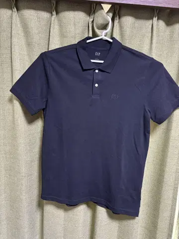 새상품 GAP 남성용 블랙 피케 셔츠