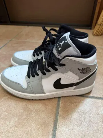 Air Jordan 하이컷 스니커즈 화이트/그레이