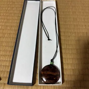 아키타 명산 벚나무 껍질 세공 목걸이