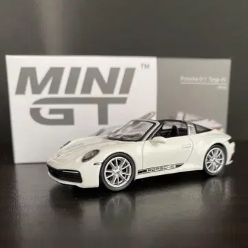 MINI GT 포르쉐 911 Targa 4S 화이트 MINIGT