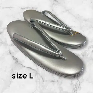 기모노 일본 의류 조리 포멀 예복 무지 실버 L 사이즈 24cm