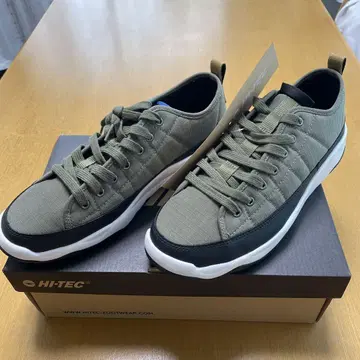 HI-TEC 올리브 그린 스니커즈
