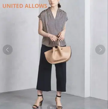 UNITED ALLOWS 스트라이프 패턴 블라우스 유나이티드 애로우즈
