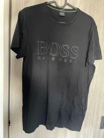BOSS 블랙 티셔츠 레귤러 핏