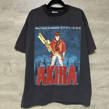 AKIRA 티셔츠 블랙 아키라