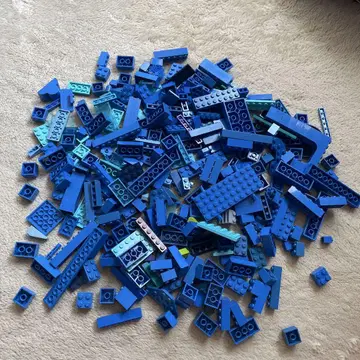 LEGO 블록 다색 파란색 대량