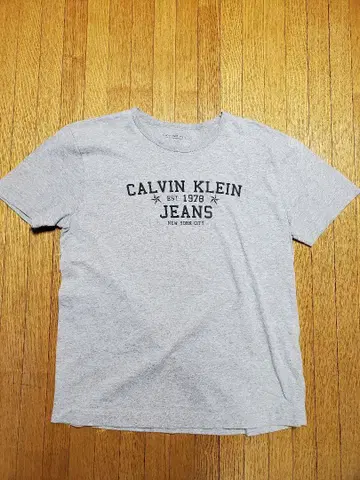 Calvin Klein Jeans 티셔츠 L 사이즈 그레이