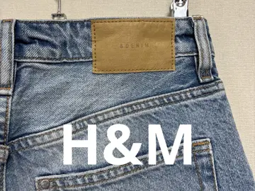 H&M 데님 스트레이트 Cropped