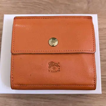 ILBISONTE 일비종떼 3단 폴더형 지갑 가죽 브라운