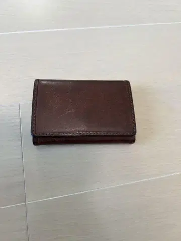 sot 푸에블로 다크 브라운 컴팩트 지갑