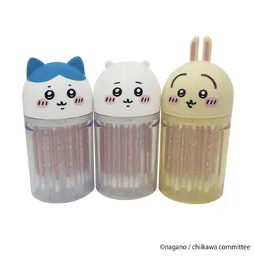 미개봉 치이카와 (먼작귀) 팩쿤 면봉 3개 세트 치이카와 하치와레 토끼