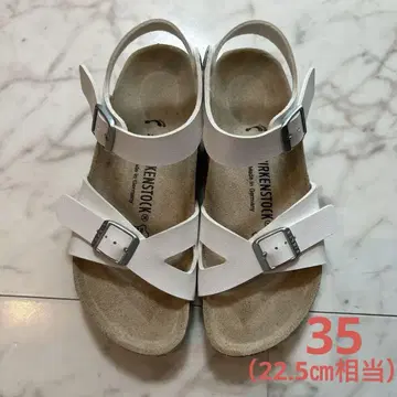 BIRKENSTOCK 리오 샌들 화이트