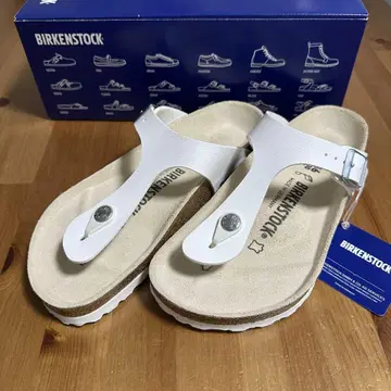 BIRKENSTOCK 화이트 기제 24cm 샌들