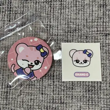 IVE MINIVE 팝업 특전 캔뱃지 스티커 이서 이랑이