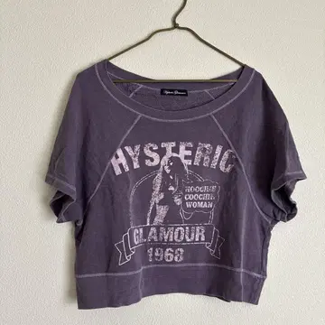 HYSTERIC GLAMOUR 그래픽 티셔츠 퍼플
